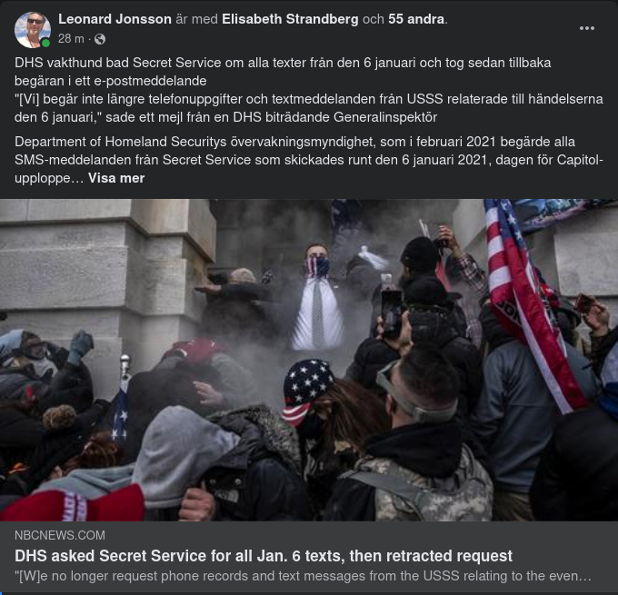 Återtagen Begäran Från DHS