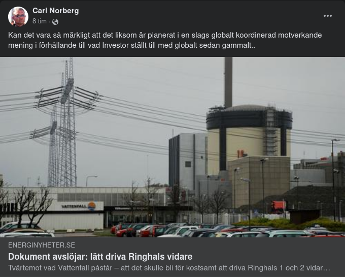 Avslöjande Dokument Motsäger Dyra Driftskostnader För Ringhals