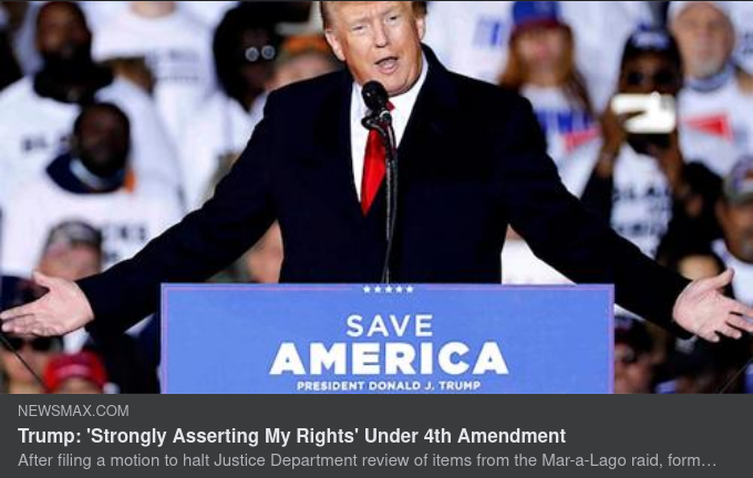 Trump Anför Fjärde Tillägget