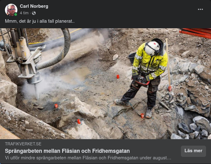 Planerad Mindre Sprängning