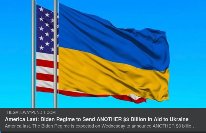 Tre Miljarder Dollar Till Från Underlivsporslinet Till Ukraina