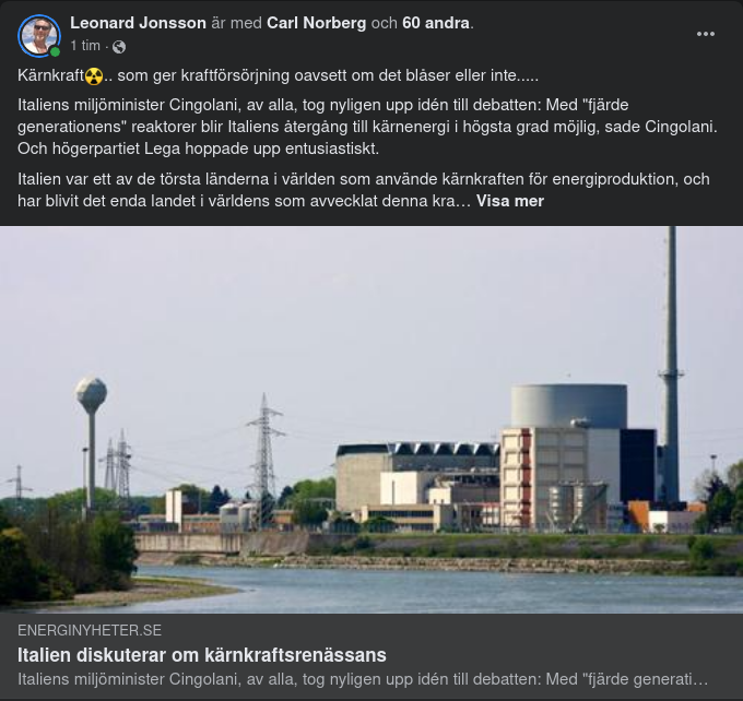 Italiensk Kärnkraftsdiskussion