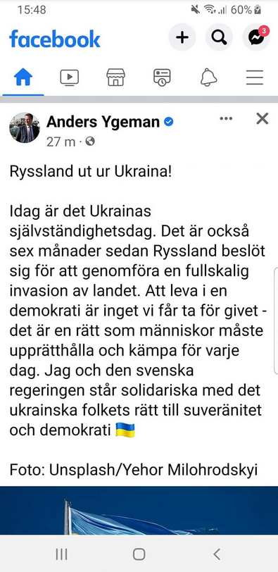 Ygeman & Rysslands Fullskaliga Invasion Av Ukraina