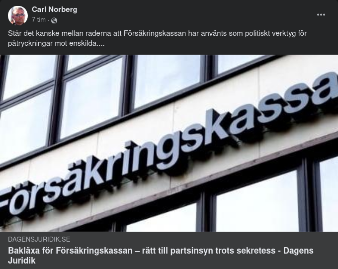 Försäkringskasseanvändning