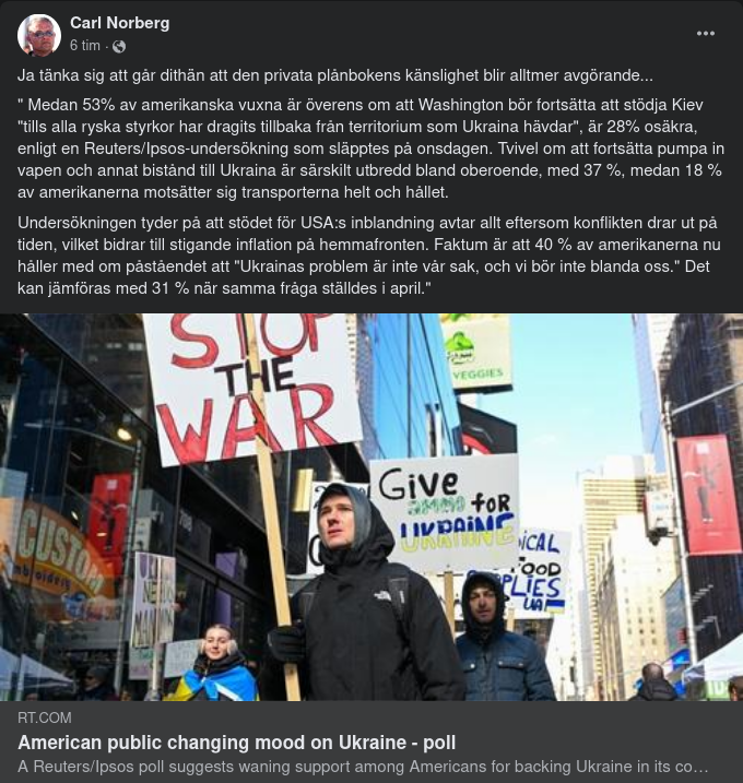 Amerikanska Opinionen & Ukraina