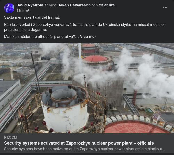 Zaporozhyes Säkerhetssystem Aktiverade