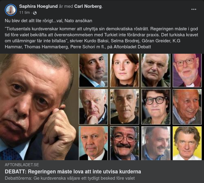 Regeringen & Kurdutvisningar