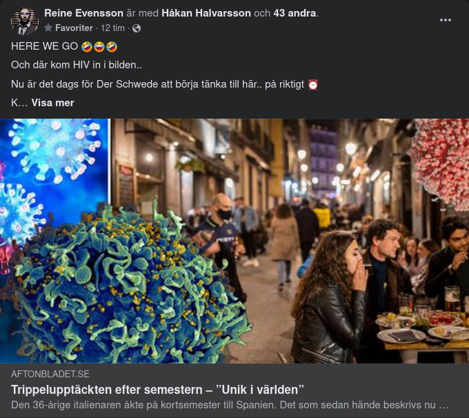 Covid-19, Apkoppor & HIV Samtidigt