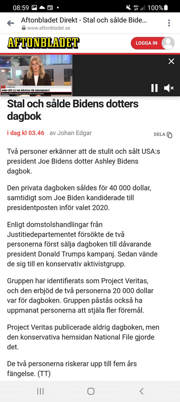 Biden Dotters Dagbok