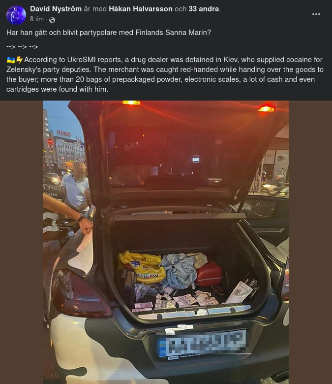 Politisk Knarkleverantör I Ukraina Tagen