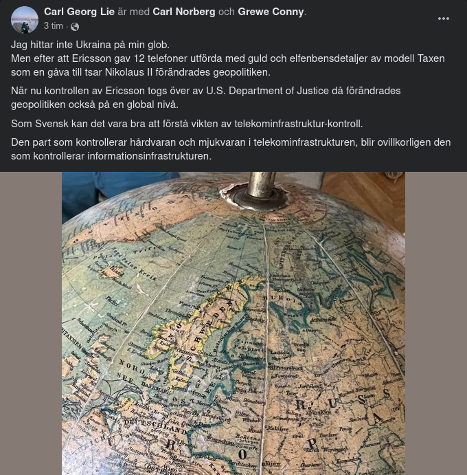 Jordglob & Telekominfrastruktur