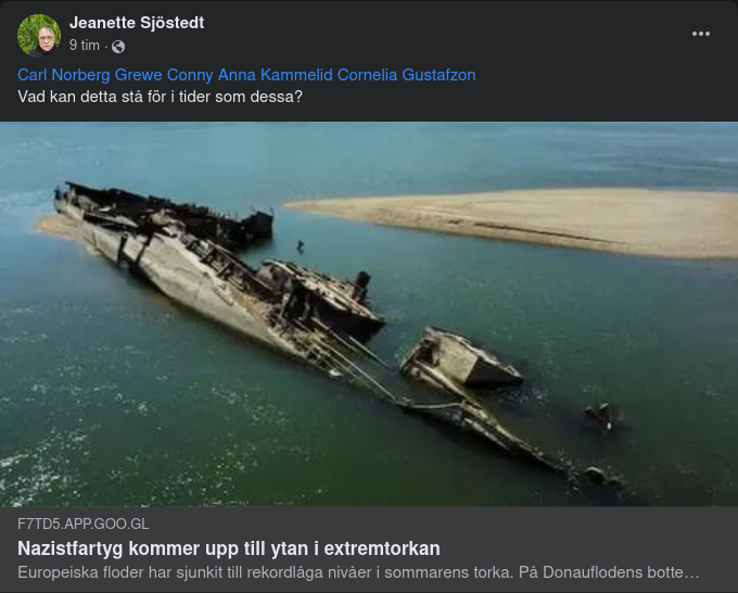 Torka Visar Nazistskeppsvrak