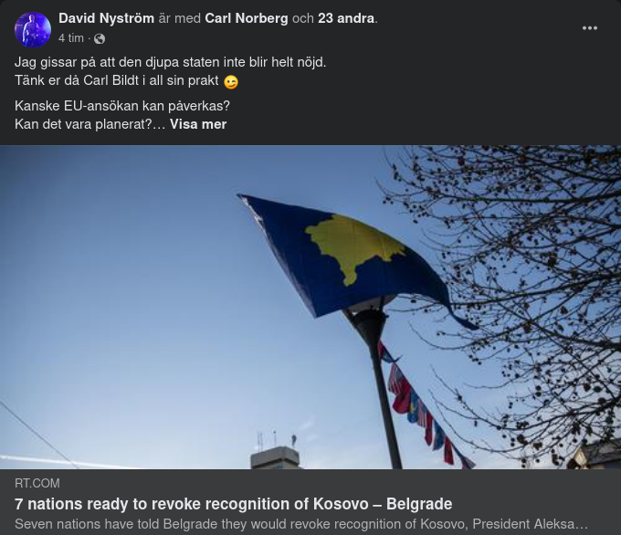 7 Länder Villiga Att Återta Erkännandet Av Kosovo Enligt Belgrad
