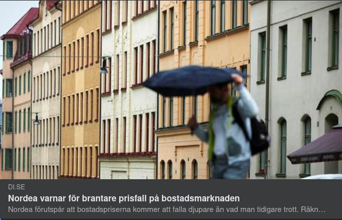 Nordea Är Behjälplig Med Bostadsmarknadsoptiken