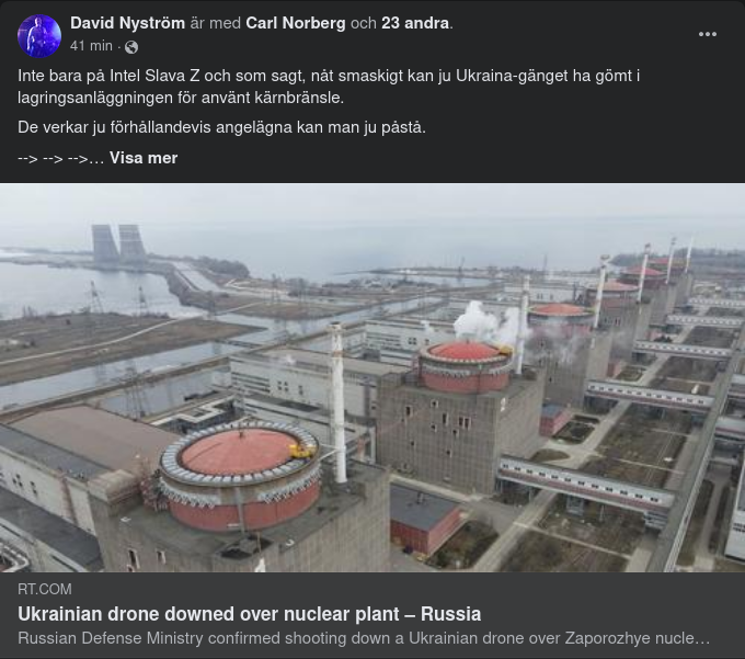 Ukrainsk Drönare Nedskjuten Över Zaporozhye