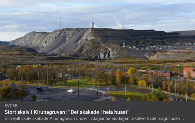 Storskalv I Kirunagruvan