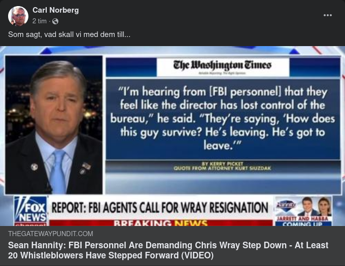 FBI-Personal Mot Wray