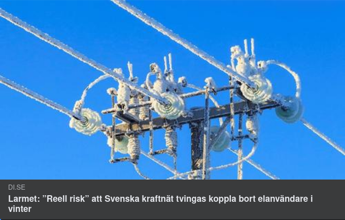 Elanvändare Riskerar Bortkoppling I Vinter