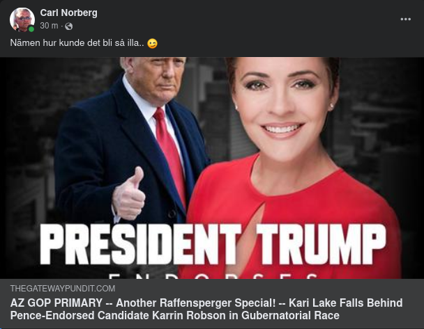 Oväntat I Arizona...