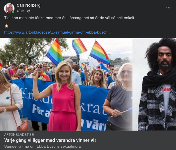 Könsorgansbegränsat Tänkande