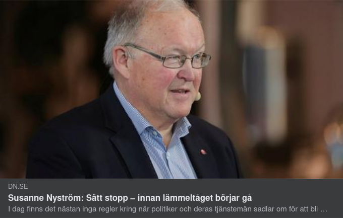 Ogranskat Från Minister Till Näringsliv II