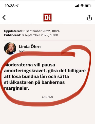 Moderaterna & Bankernas Marginaler