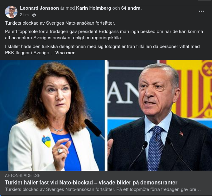 Turkiet Blockerar Fortsatt Sveriges Nato-Ansökan