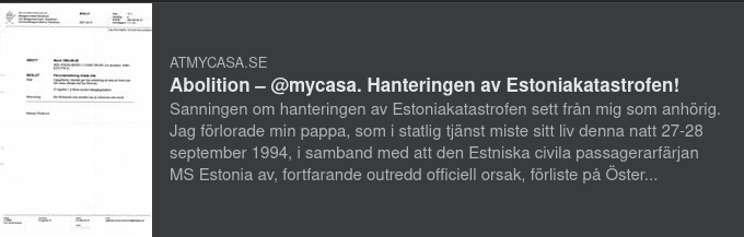 Läsvärt Om Abolition & Estonia