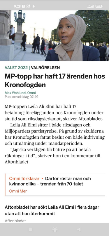 Kronofogdesuppmärksammad MP-Topp