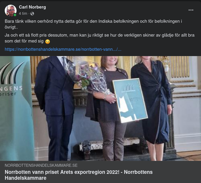 Prisade För Att Bokstavligen Sälja Ut Landet