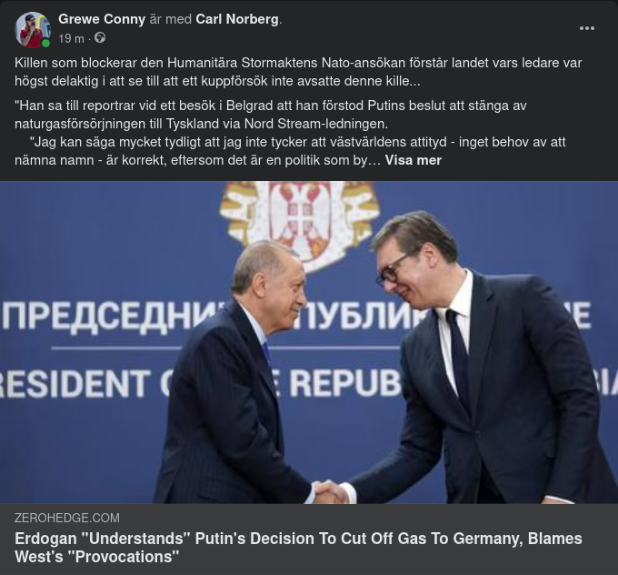 Rysslandsförstående Erdoğan & Oljeköpande Indien