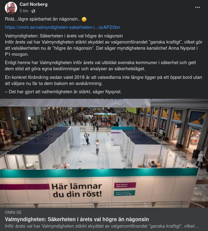 Högsta Svenska Valsäkerheten Någonsin...