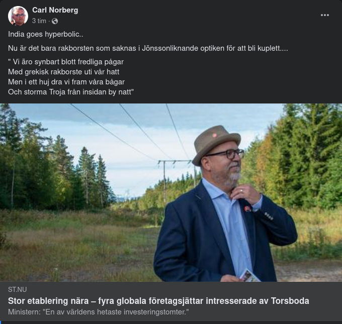 Thorwaldsson I & Om Torsboda & Fyra Företagsjättar