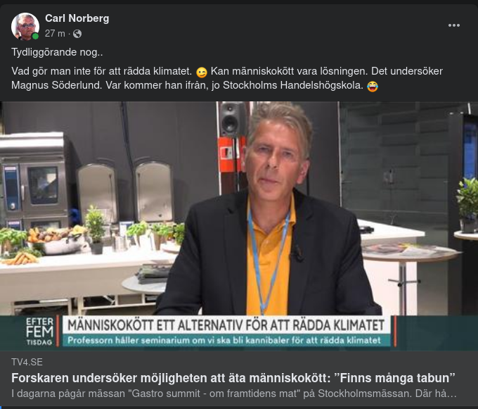 Tydliggörande Kannibalismforskare