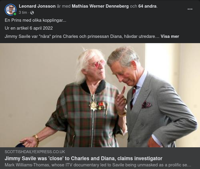 Savile & Prinsen Som Nu Är Kung