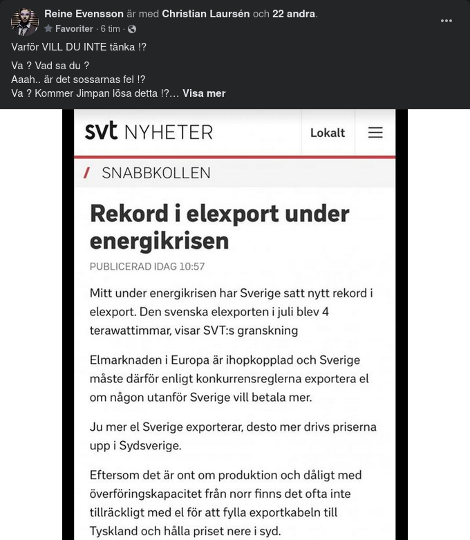 Svenskt Elexportsrekord