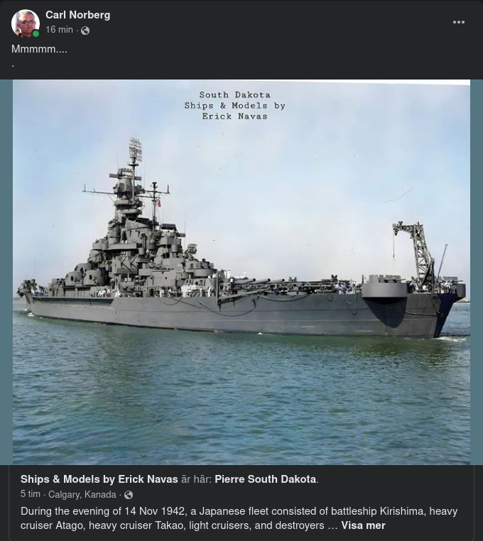 Sjöslag 14 Nov. 1942