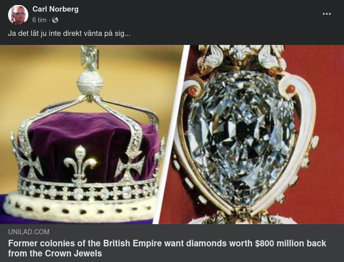 Kolonikrav På Kronjuvelerna