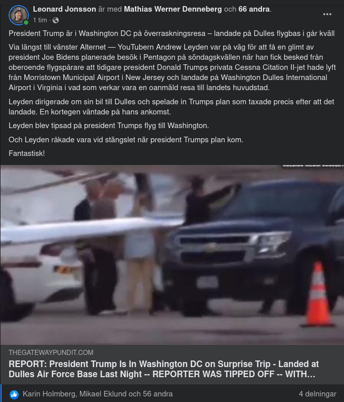 Trump I Washington DC