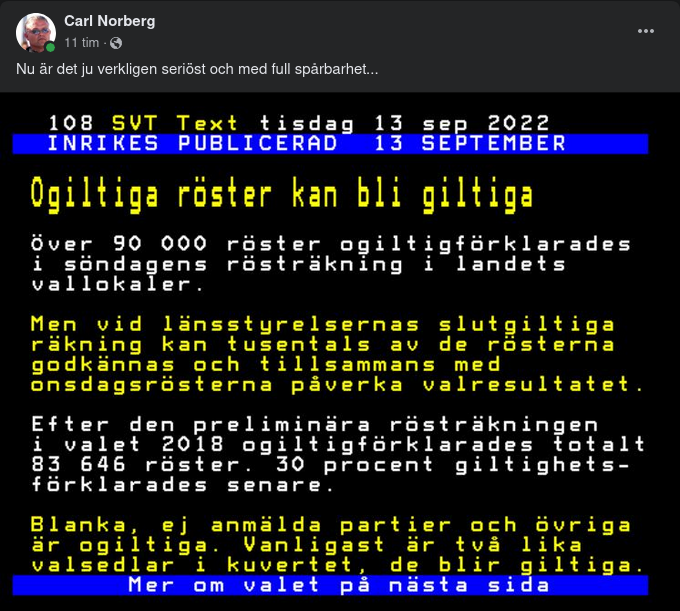 Från Ogiltig Till Giltig