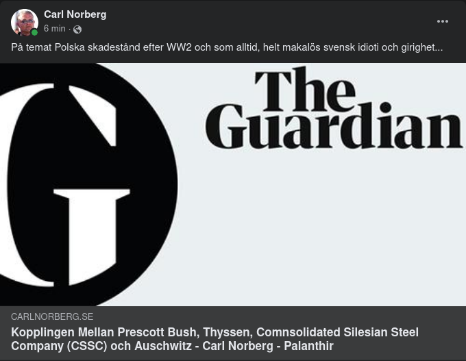 Med Anledning Av Polska Skadeståndskrav