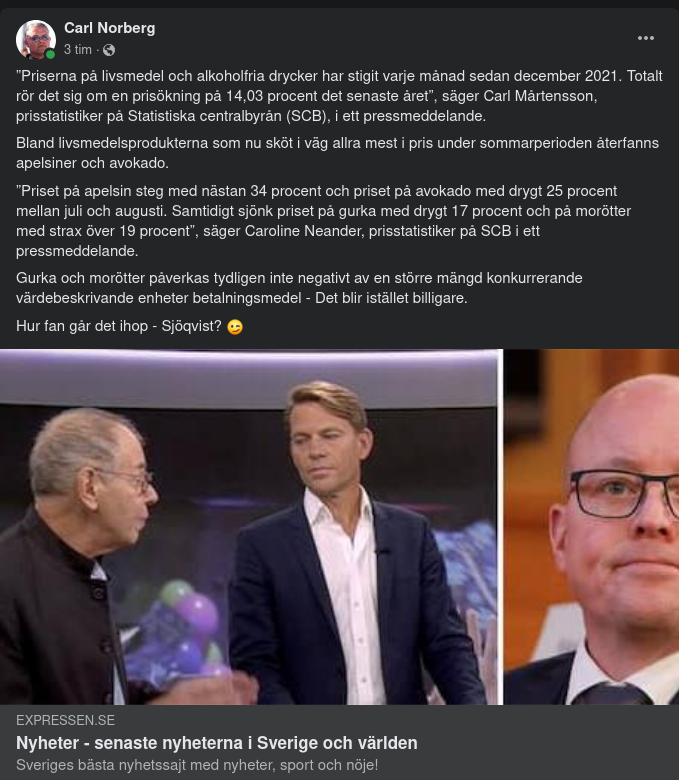 Stigande & Sjunkande Priser