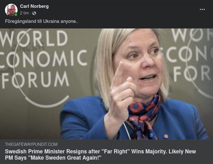 Time To Make Sweden Great Again Kristersson