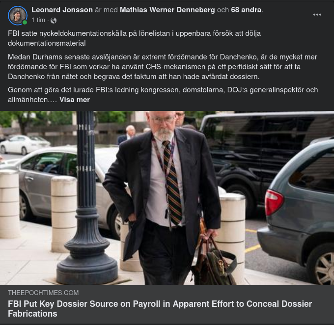 Durham, Danchenko & FBI