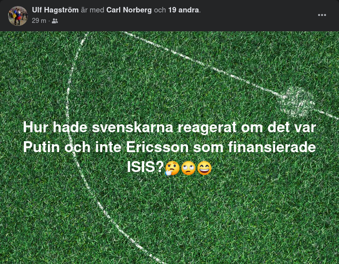 ISIS-Finansiär & Svensk Reaktion