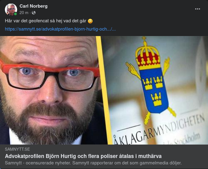 Advokat & Poliser Åtalas I Muthärva
