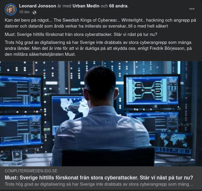 Förskonade Från Stora Cyberattacker Så Här Långt