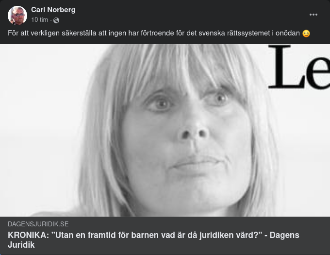 Inget Onödigt Rättssystemsförtroende