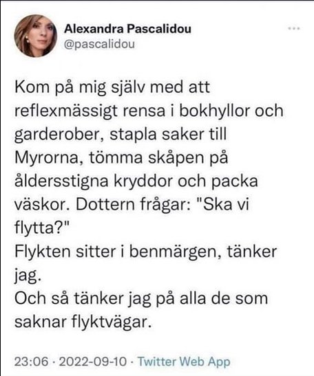 Pascalidous Välutvecklade Flyktinstinkt