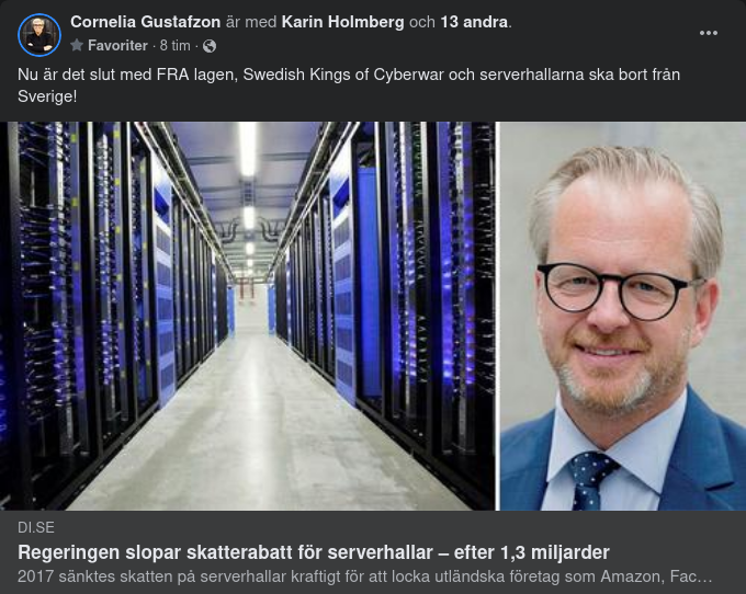 Serverhallar Mister Skatterabatter